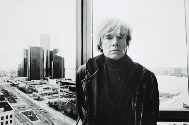 Andy Warhol in Detroit, 1985. (Photograph by Michelle Andonian)