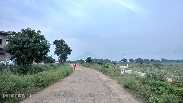 В окрестностях Аруначалы (она видна тоже). Фото: Глеб Давыдов