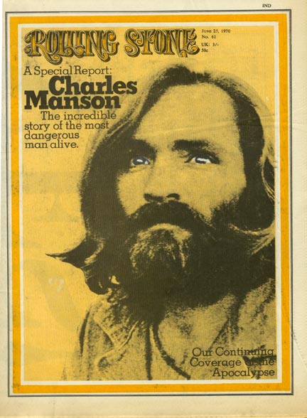 Обложка журнала Rolling Stone, июнь, 1970 г. 
