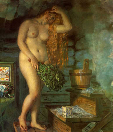 Русская Венера, картина Бориса Кустодиева