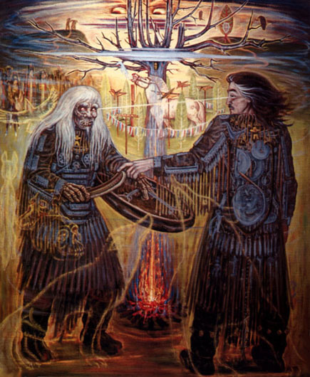 Якутский художник Тимофей Степанов. Посвящение в шаманы