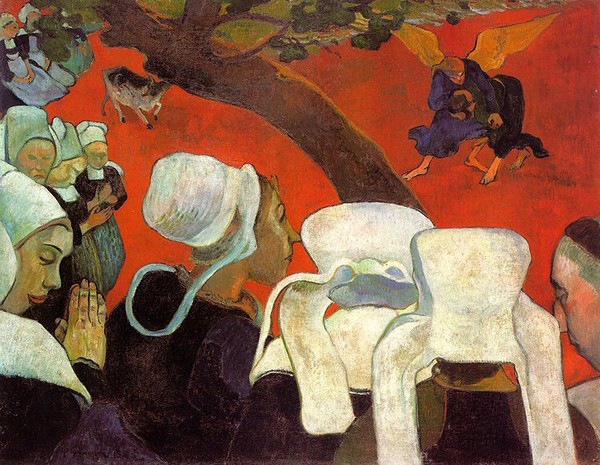 Поль Гоген. Борьба Иакова с ангелом. 1940