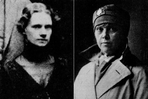 Слева Мария Мольцер, справа Фанни Боудич-Кац