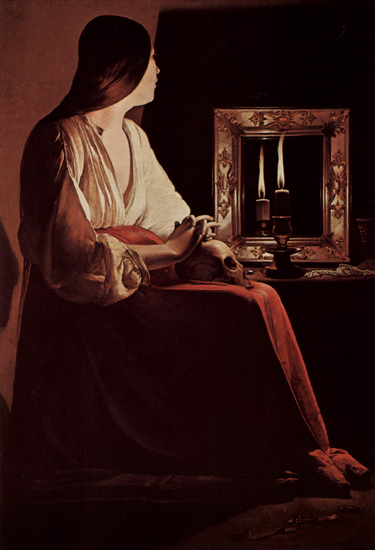 Жорж де Латур. «Кающаяся Магдалина» де Латур (1593 – 1652) жил в одно время с Декартом (1596 – 1650)