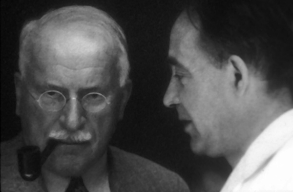 Карл Юнг и Генрих Циммер, немецкий индолог и историк южноазиатского искусства. 1936