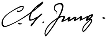 Личная подпись Карла Юнга