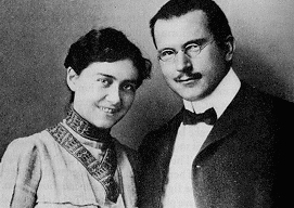 Эмма и Карл Юнг в молодости