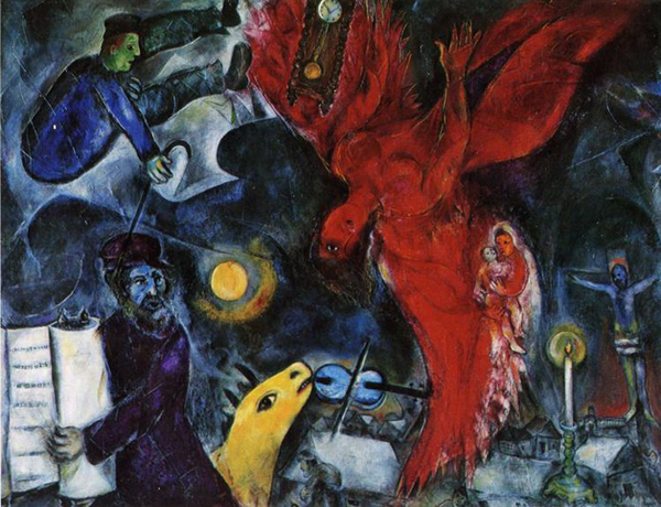 Марк Шагал. Падающий ангел. 1923