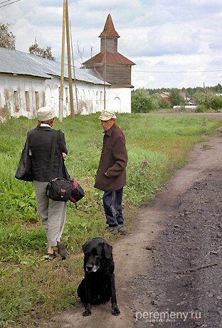 Валентина беседует с Николаем