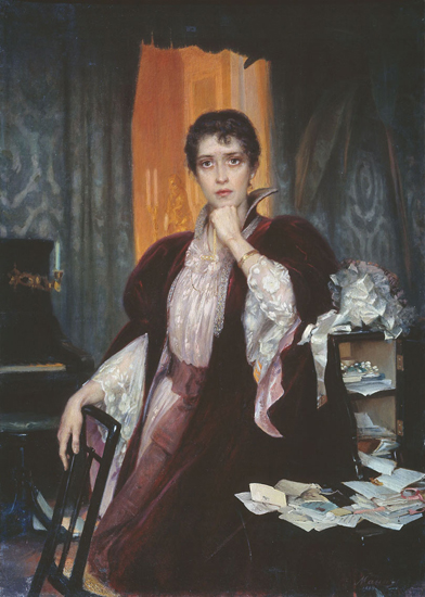 Анна Каренина. Картина Генриха Манизера