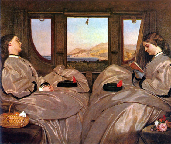 Август Эгг. «В дороге». 1860