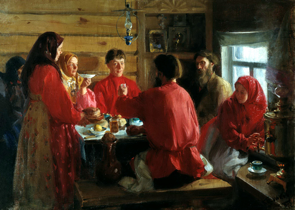 Иван Куликов. В крестьянской избе