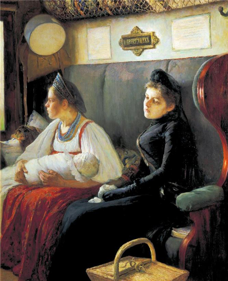 Леонид Пастернак. К родным. 1891