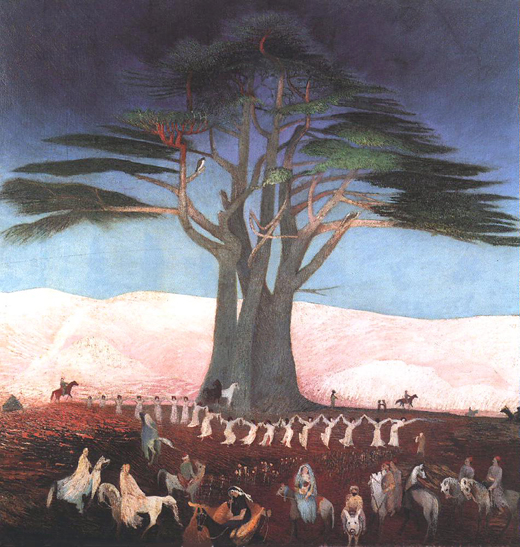 Тивадар Чонтвари. «Паломничество к кедрам Ливана». 1907 