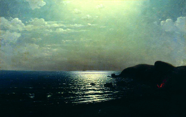 Архип Куинджи. Лунная ночь в Крыму