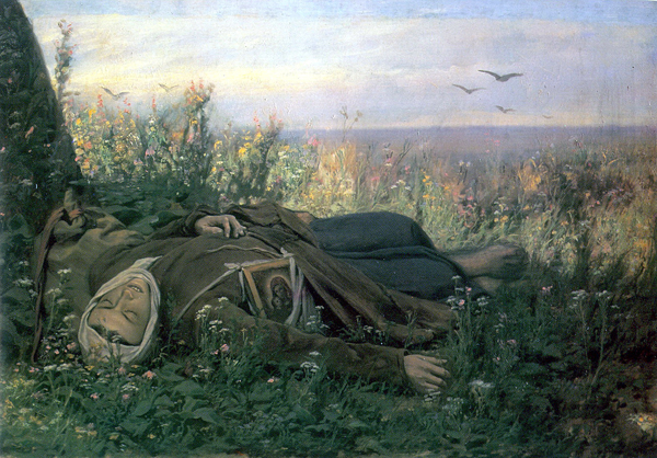 Василий Перов. Странница в поле