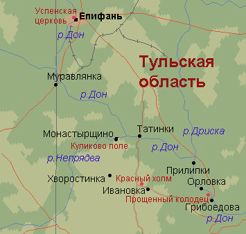 Карта г кимовск