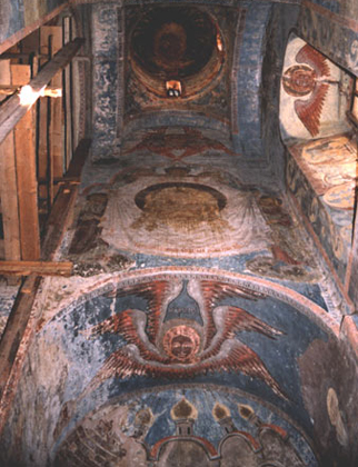 Росписи Троицкого собора Клопского монастыря. Эта фотография откуда-то скрадена