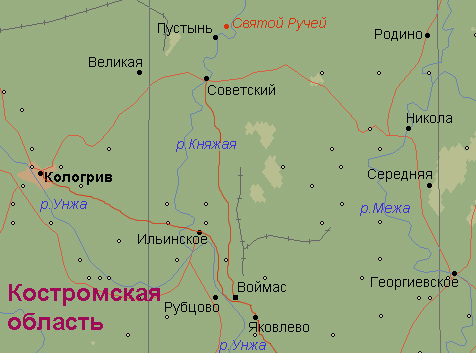 Погода в кологриве карта