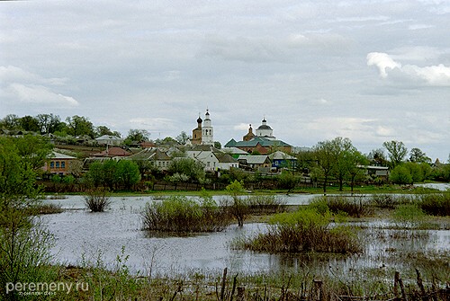 Никольский Рыльский монастырь. Половодье