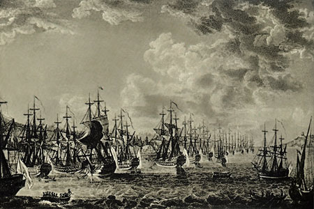 Эскадра адмирала Ушакова на Константинопольском рейде