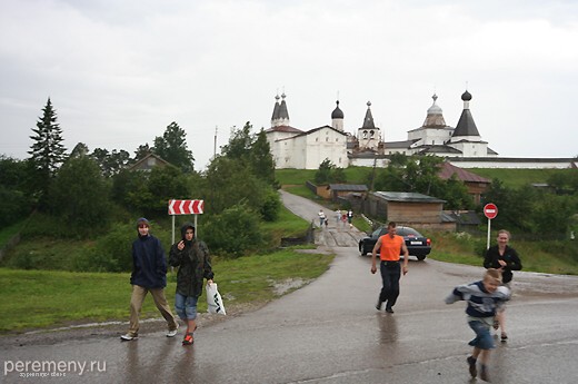 Ферапонтов Белозерский монастырь. Дождь