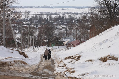 Спуск от кремля к реке Осетр