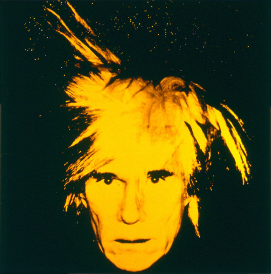 Энди Уорхол, автопортрет,  1986. Acrylic and silkscreen on canvas. Museum purchase, Kathryn Hurd Fund, 86.6. © 2004 Andy Warhol Foundation for the Visual Arts / Artists Rights Society (ARS), New York.