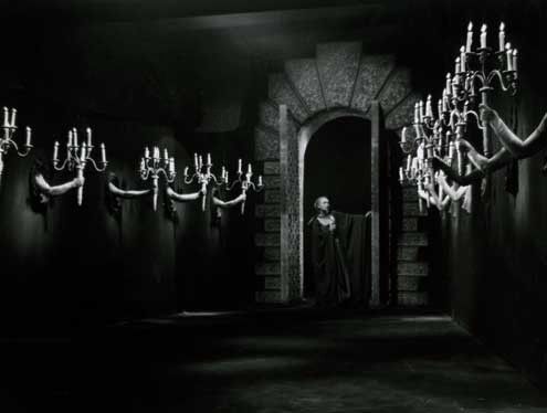 Кадр из фильма "Красавица и чудовище" (1946 год)