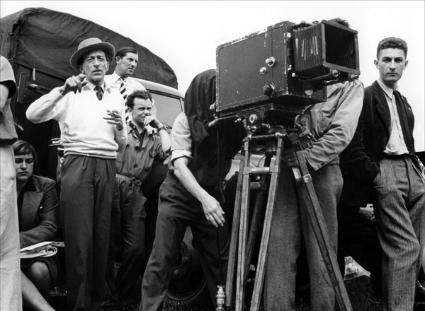 Жан Кокто на съемках "Орфея", 1949 год