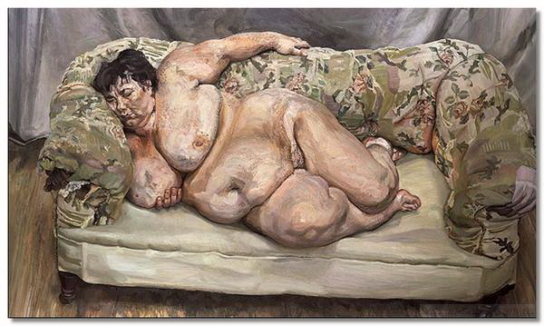 Люсьен Фрейд. Спящий социальный работник. Картина куплена Романом Абрамовичем в 2008 году за рекордную сумму 33,6 миллиона долларов