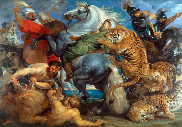 "Охота на тигров, львов и леопардов” Рубенса