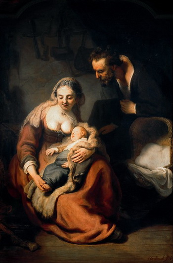 Рембрандт. Святое семейство