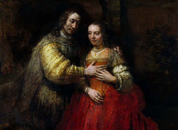 Рембрандт. Еврейская невеста