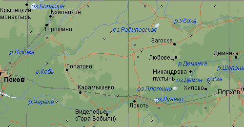 Кебь карта псков