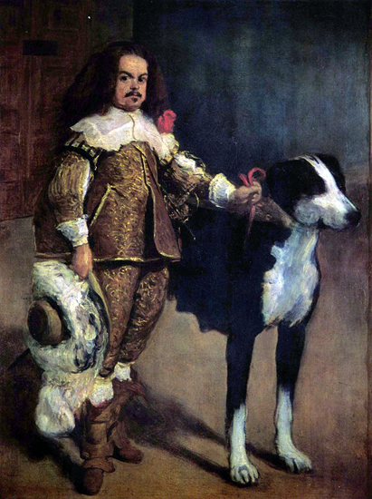 Диего Веласкес. Придворный карлик с собакой