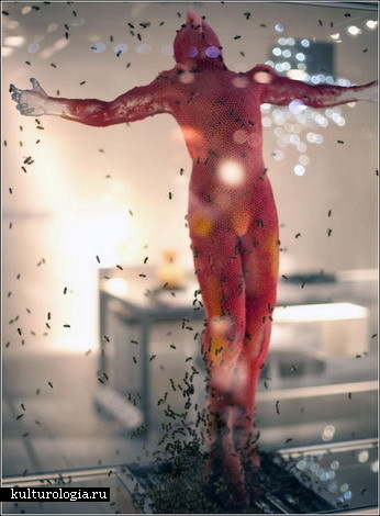 Христос из воска и 40 000 пчел в инсталляции Томаша Габздила (Tomas Gabzdil) «Unbearable Lightness» («Невыносимая Легкость»)