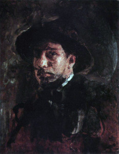 Автопортрет В.Серова. 1885