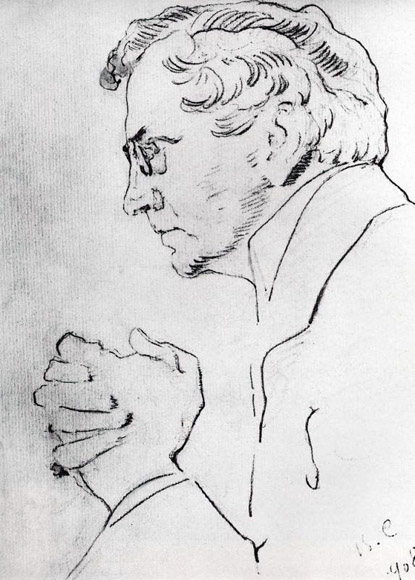 Портрет артиста В.И. Качалова. 1908 г. 