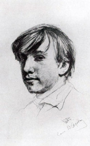 В.Серов. Автопортрет. 1881