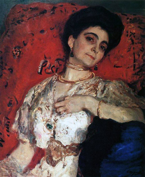Портрет М.Н. Акимовой. 1908 г. 