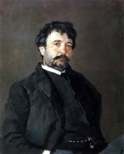Портрет итальянского певца Анджело Мазини. 1890 г.