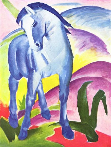Франц Марк. Синий конь. 1911