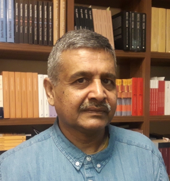 Анил Джанвиджай в российском Институте перевода, октябрь 2019. Фото автора.