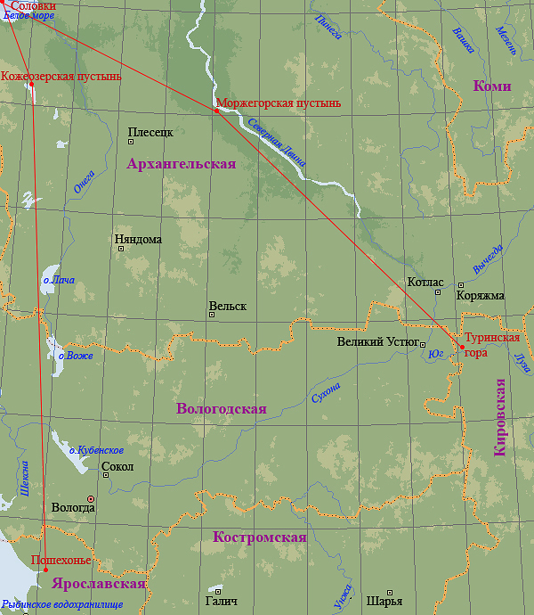 Карта осадков пошехонье ярославской области