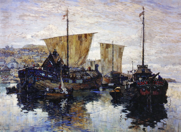 Константин Горбатов. Струги. Великий Новгород. 1910 