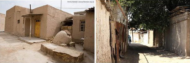 Дувал — глинобитный забор или стена в Средней Азии, отделяющая внутренний двор местного жилища от улицы.