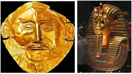 золото Микен и Египта