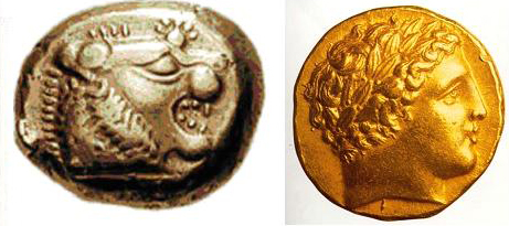 монеты Лидии и Македонии