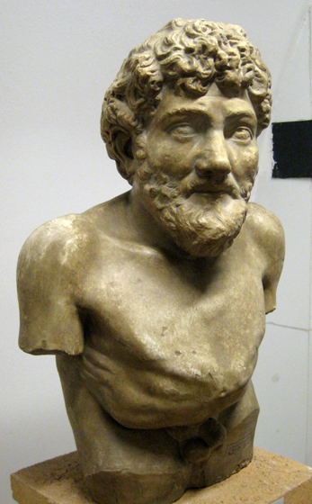 Aesop. Cast in pushkin museum from original in Art Collection of Villa Albani, Roma